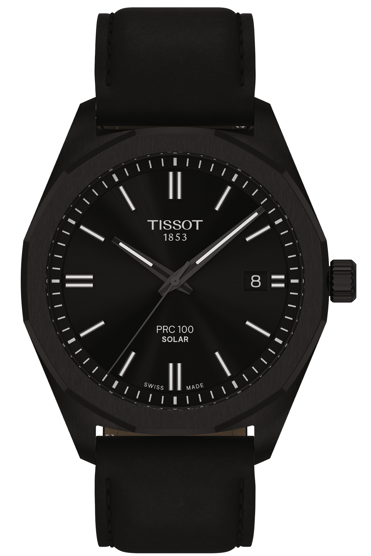 Tissot PRC 100 Solar Black PVD 39mm T151.422.36.051.00