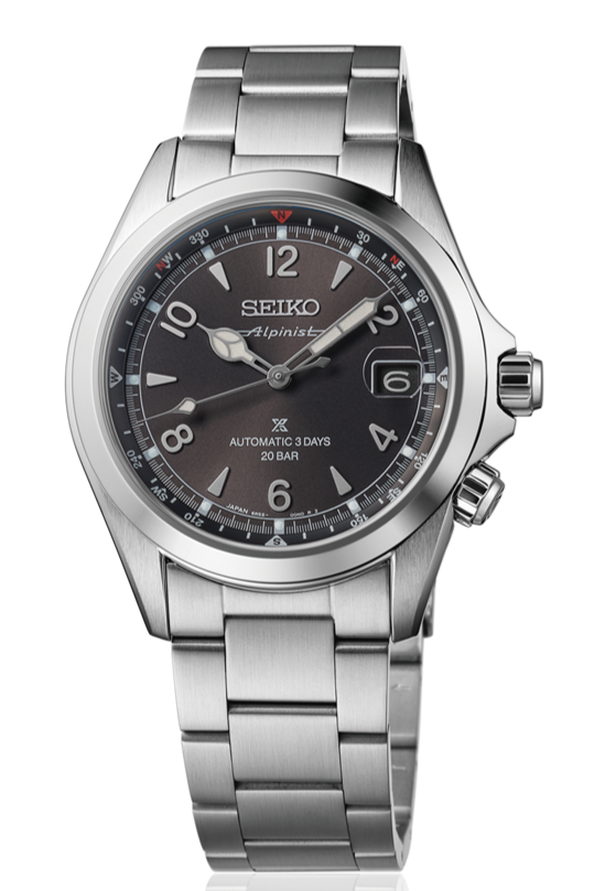 SEIKO Prospex Premium Alpinist Svart & stålarmband