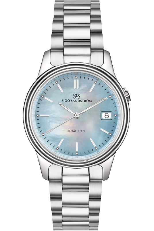 Sjöö Sandström Royal Steel Classic Blue Pärlemor 32 mm 008362