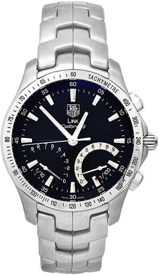 BEGAGNAD Tag Heuer Link Calibre S Svart & Stållänk CJF7110