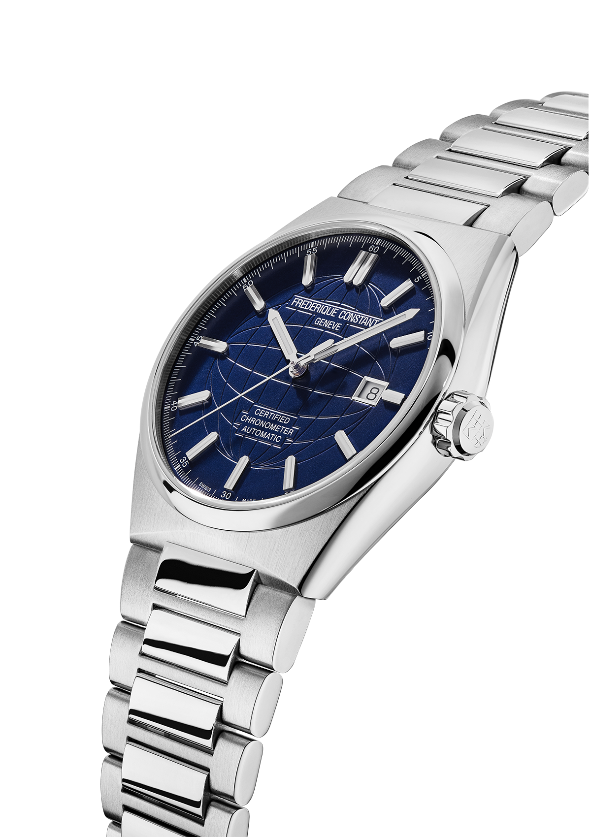 Frederique Constant - Highlife Automatic COSC 41mm Blue & Steel Bracelet FC-303N4NH6B