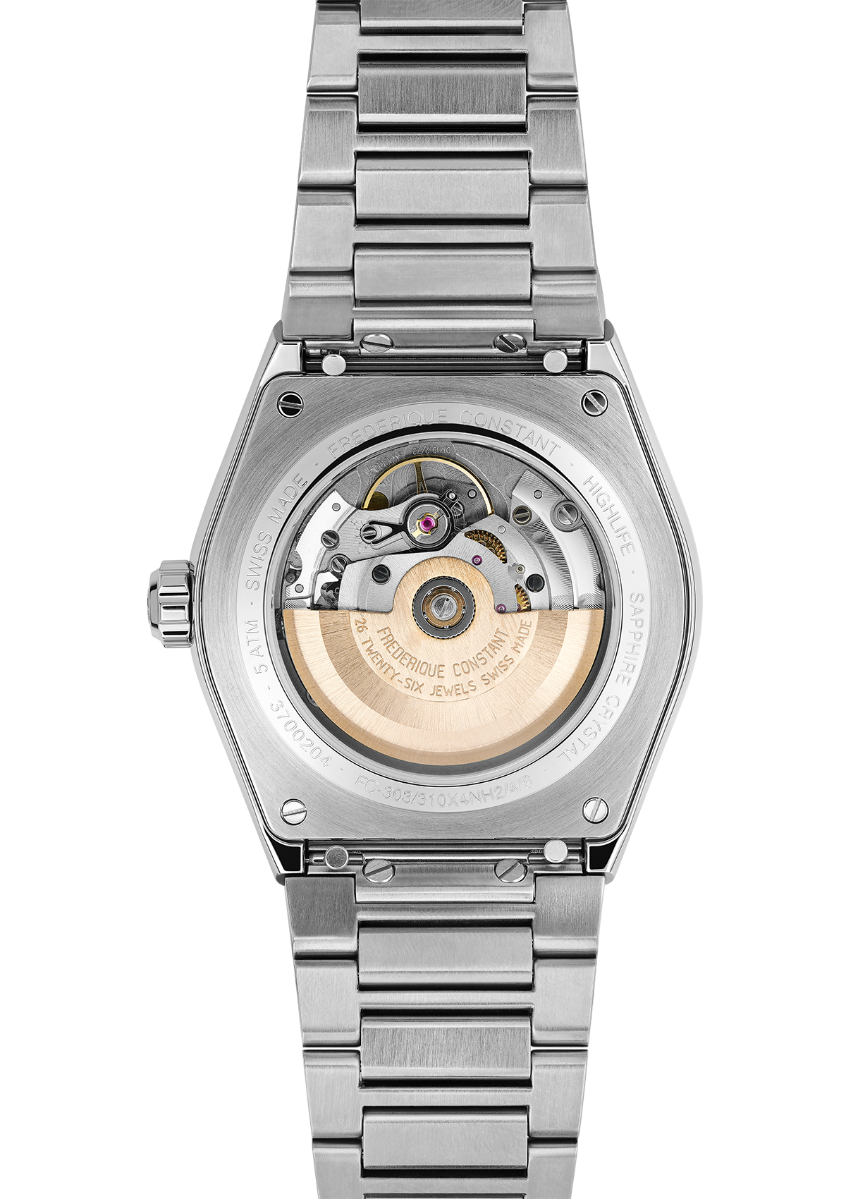 Frederique Constant - Highlife Automatic COSC 41mm Blå & Stållänk FC-303N4NH6B