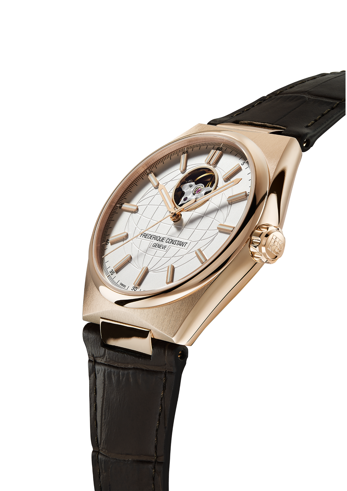 Frederique Constant - Highlife Heart Beat 41mm Rose Gold & Leather Strap FC-310V4NH4