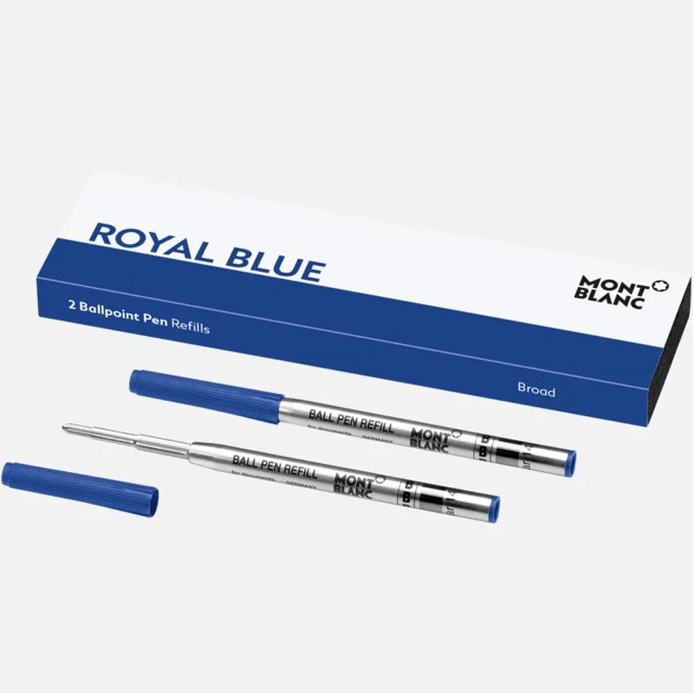 Montblanc - Kulspetspenna Bred Refill Royalblå 128215