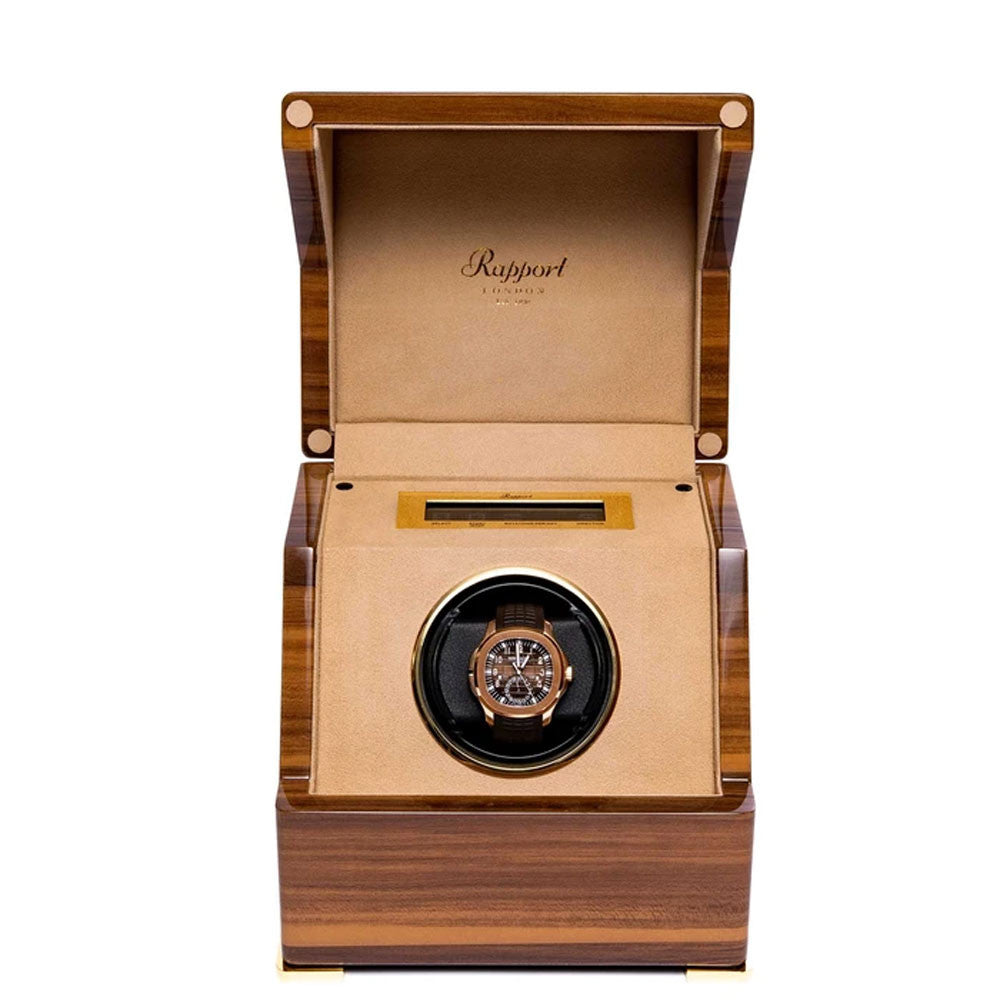 Rapport London - Perpetua III Single Watch Winder Walnut W581