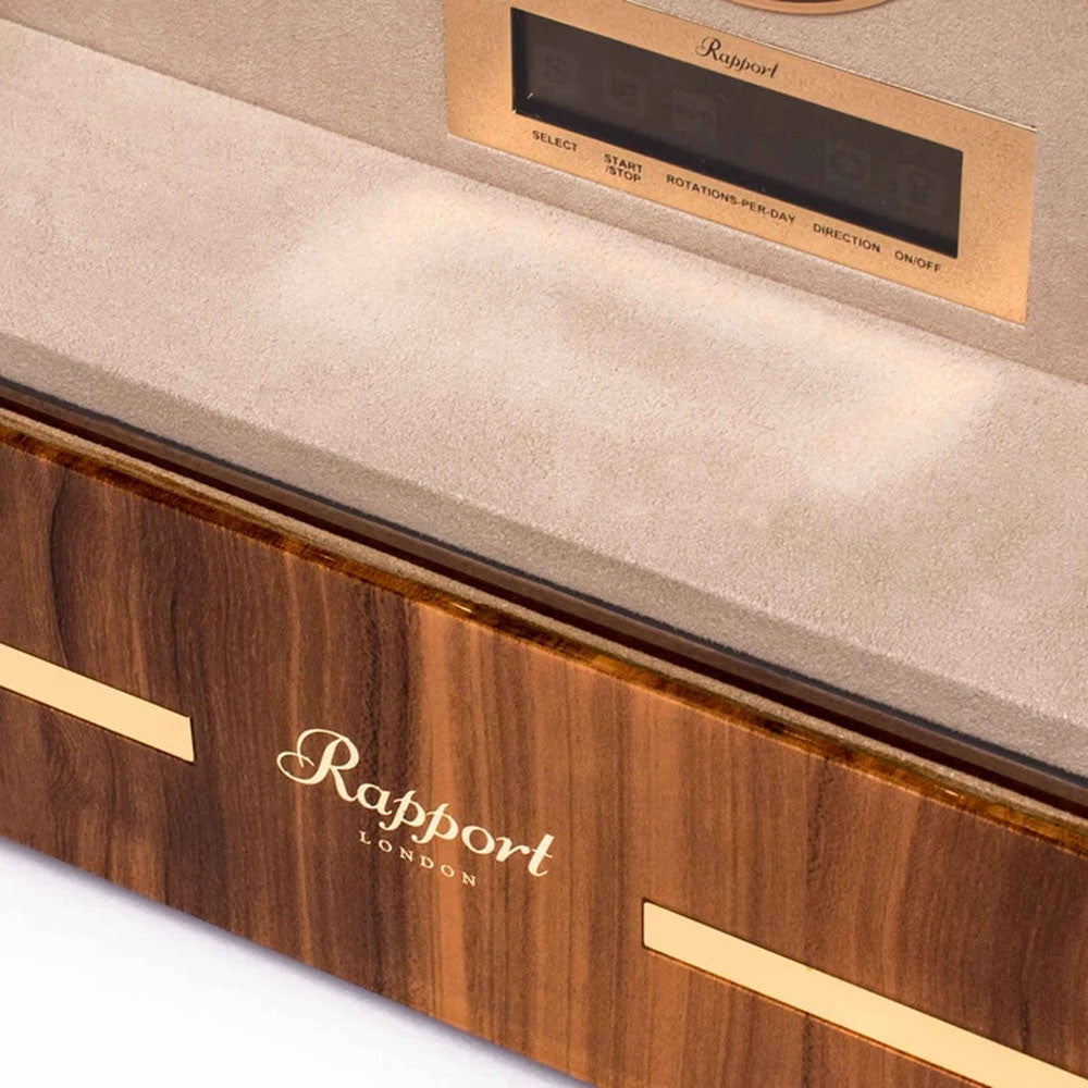 Rapport London - Paramount Nine Watch Winder Valnöt W309