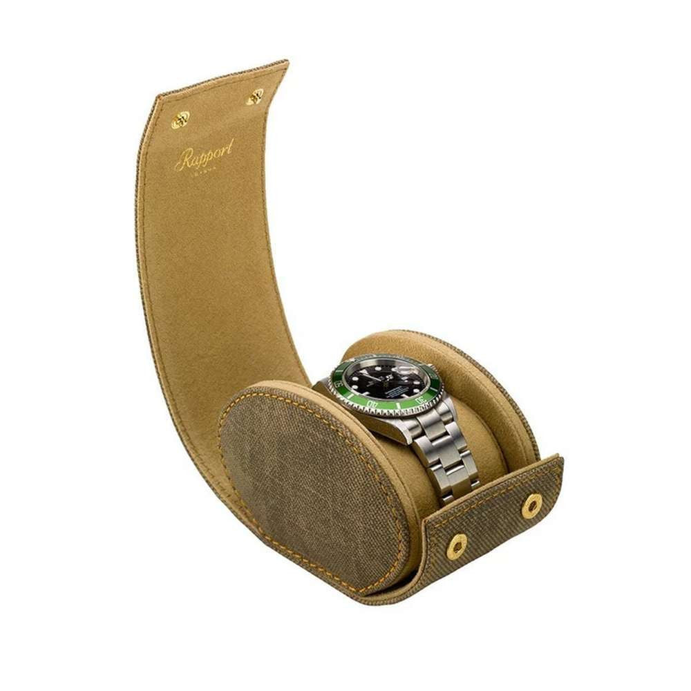 Rapport London - Soho Single Watch Roll Brown D320
