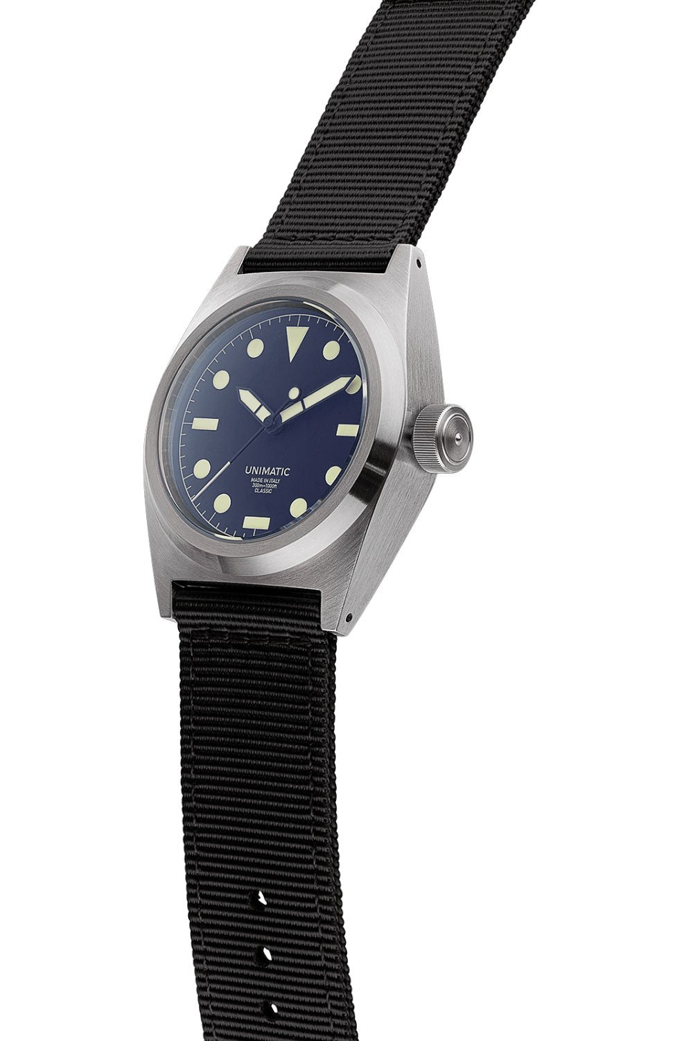 Unimatic Modello Due UC2 Classic 38.5mm Black Dial & Nato Strap