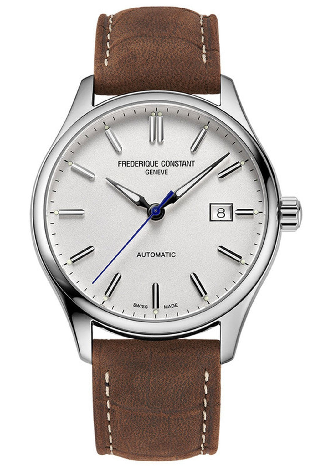 Frederique Constant - Classics Index Automatic 40mm White Dial & Leather Strap FC-303NS5B6