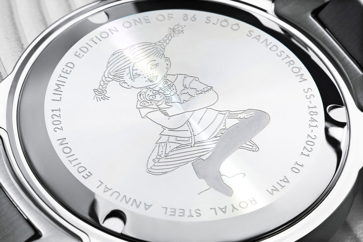 Sjöö Sandström - Pippi Långstrump 36 mm Anniversary Edition 2021 - Limited Edition 020982