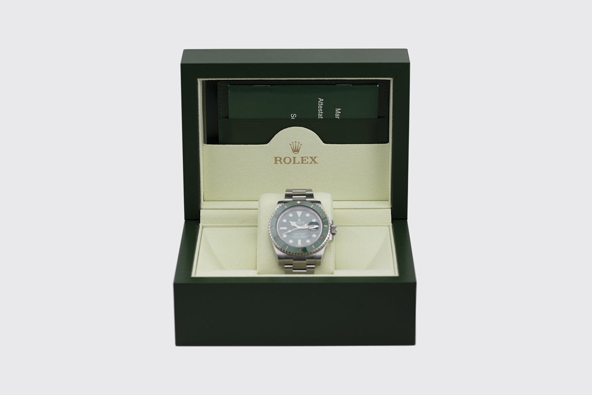 BEGAGNAD Rolex Submariner Date "Hulk" 40mm Grön/Stål 116610LV
