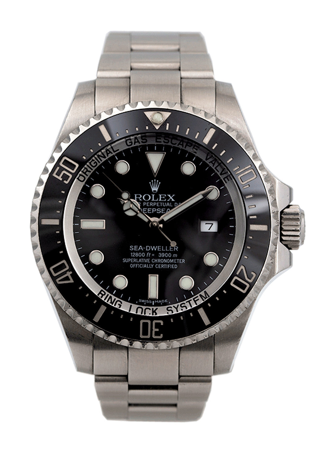 BEGAGNAD Rolex Sea-Dweller Deepsea 44mm Svart & Stål 116660