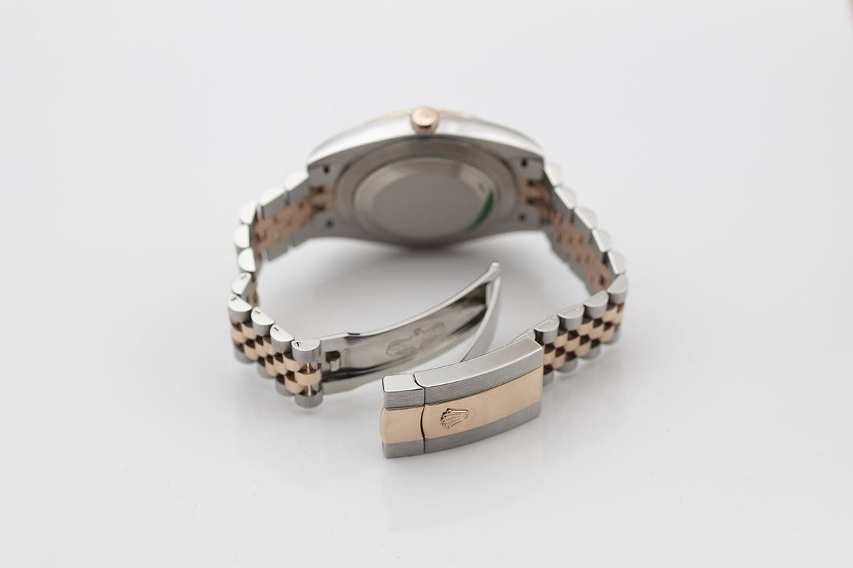 SOLD - PRE-OWNED Rolex Datejust 41mm Brown, Rose Gold & Steel 126331