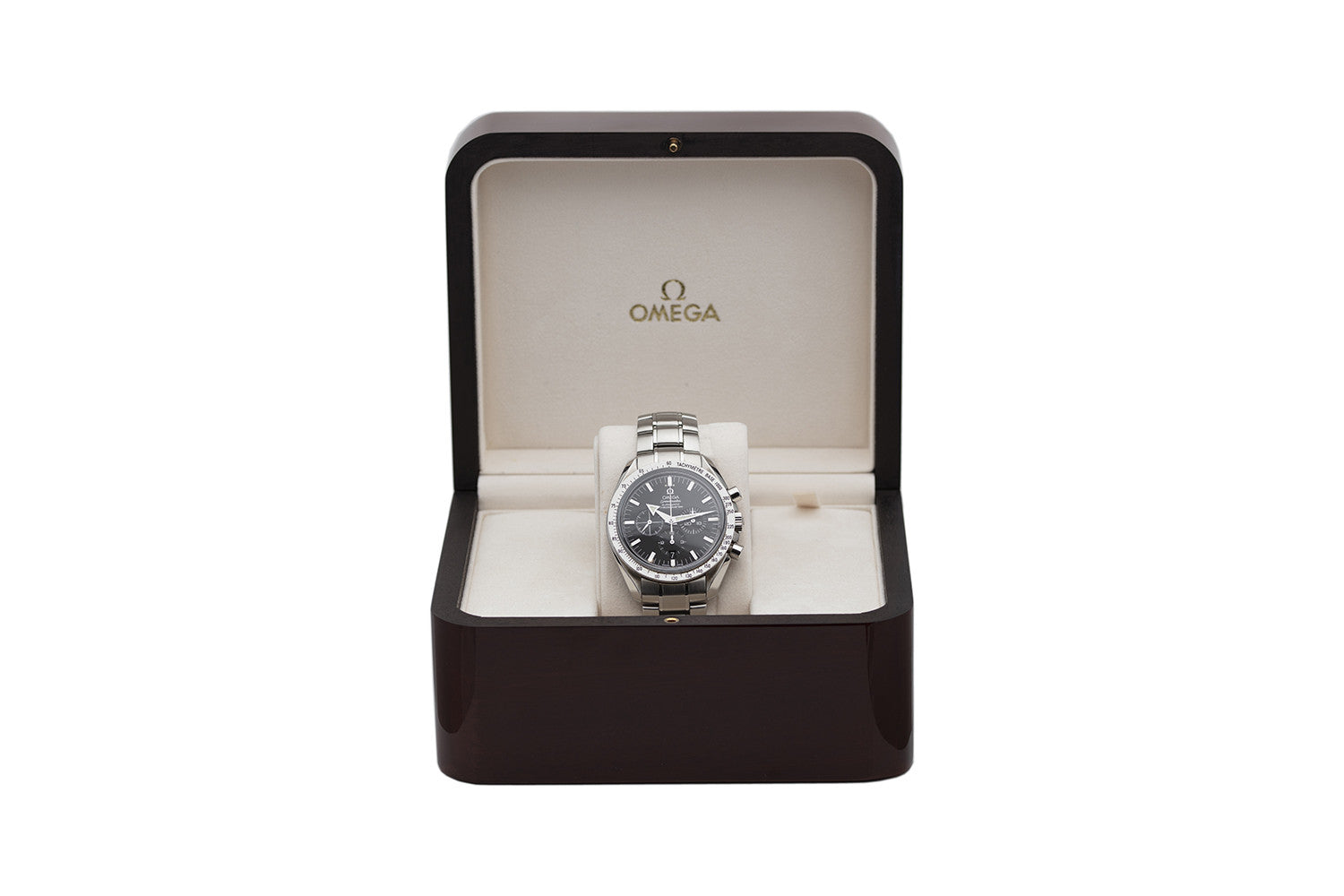 SÅLD - BEGAGNAD Omega Speedmaster Broad Arrow Chronograph 42mm Svart & Stål 3551.50.00