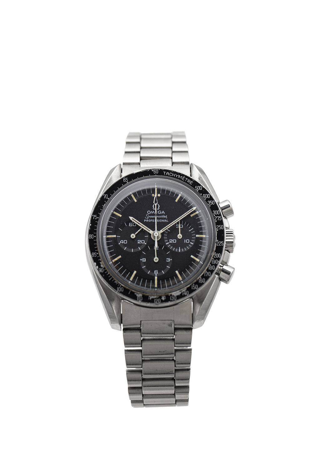 BEGAGNAD Omega Speedmaster Moonwatch 1969 42mm svart och stål 145022