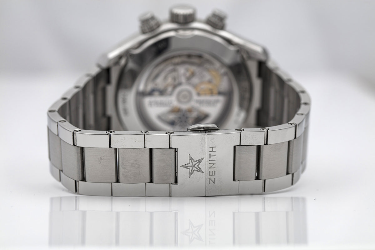 SOLD-PRE-OWNED Zenith El Primero Sport Chronograph Grey Dial & Stainless Steel 03.2280.400/91.M2280