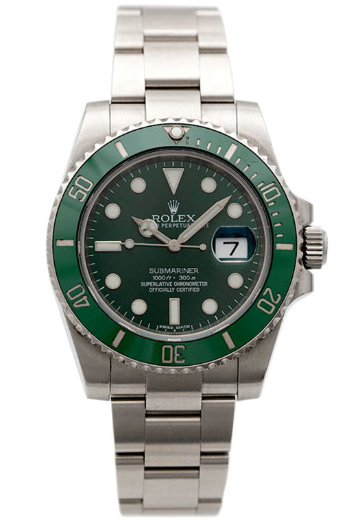 BEGAGNAD Rolex Submariner Date "Hulk" 40mm Grön/Stål 116610LV