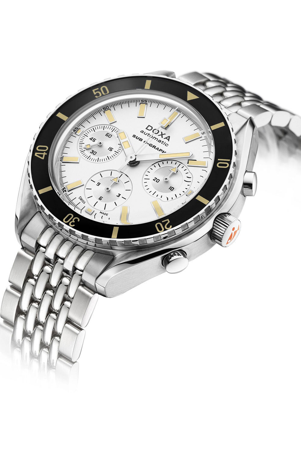 DOXA - Sub 200 C-Graph Searambler Silver & Steel Bracelet 798.10.021.10
