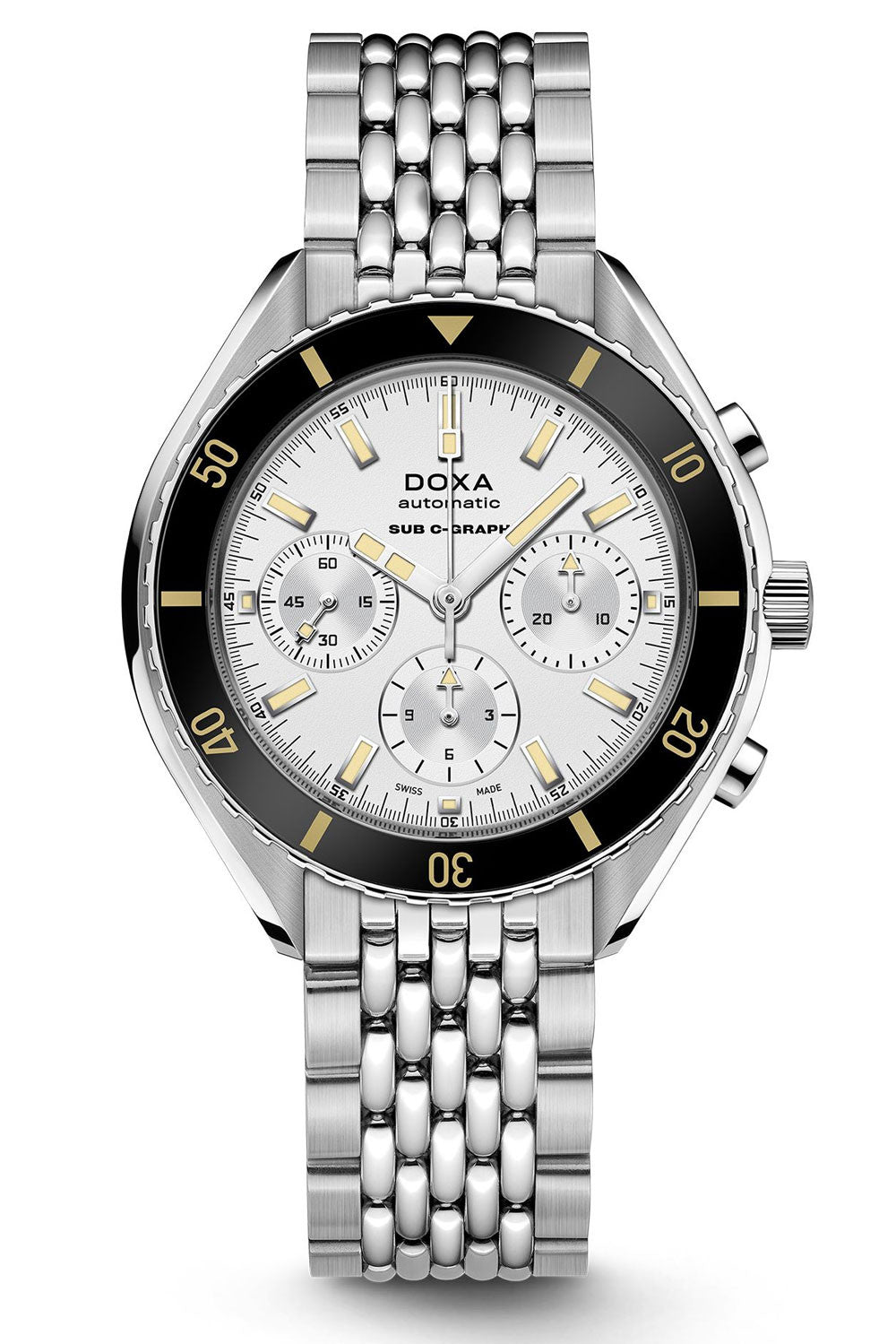 DOXA - Sub 200 C-Graph Searambler Silver & Steel Bracelet 798.10.021.10