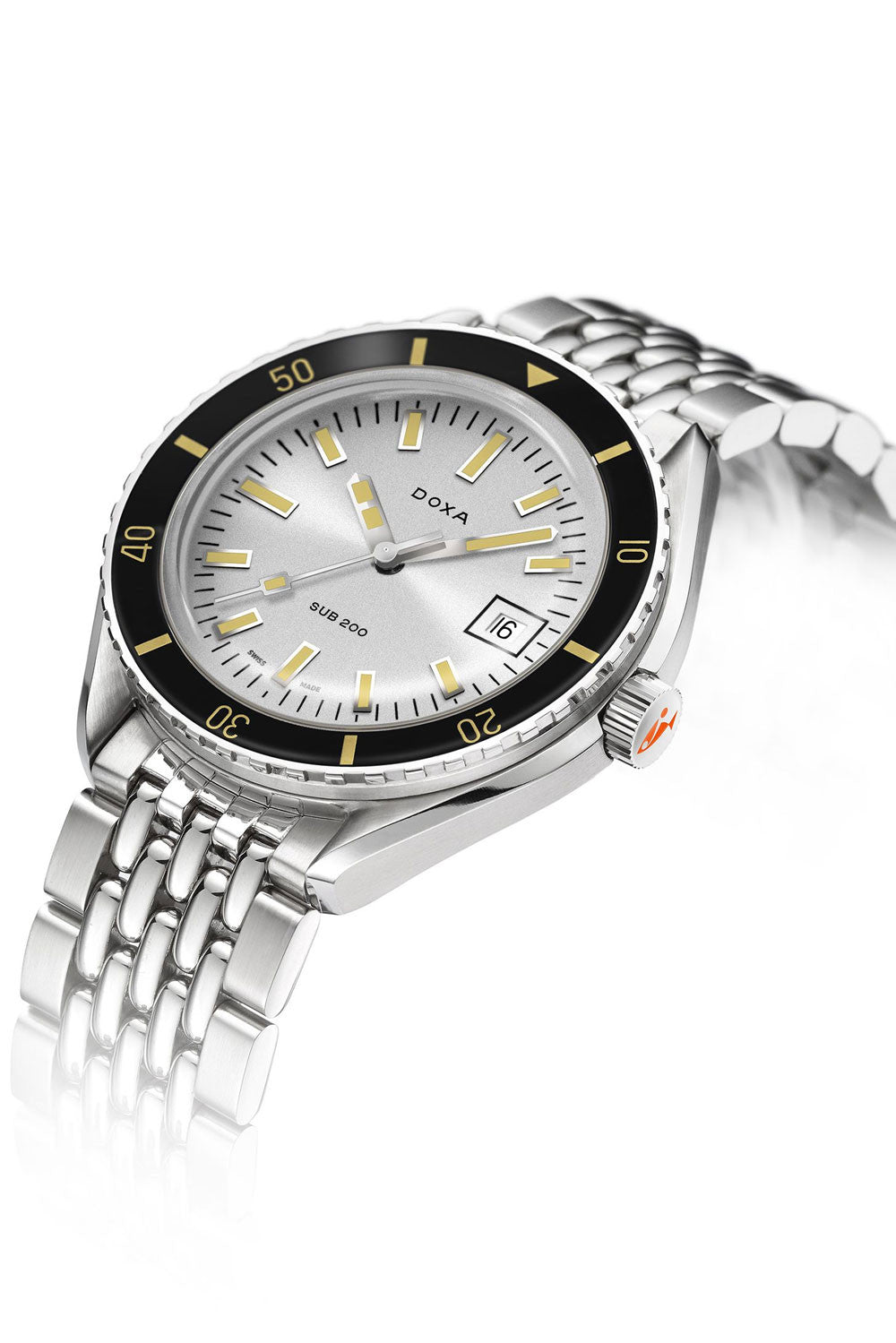 DOXA - Sub 200 Searambler Silver & Steel Bracelet 799.10.021.10