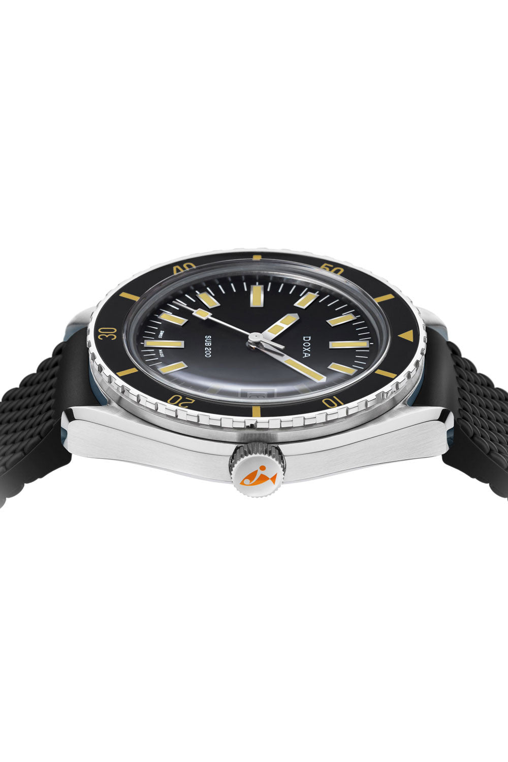 DOXA - Sub 200 Sharkhunter Black & Rubber Strap 799.10.101.20