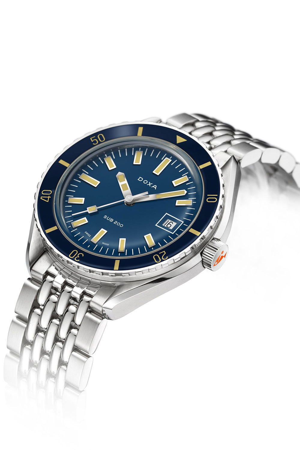 DOXA - Sub 200 Caribbean Navy & Steel Bracelet 799.10.201.10