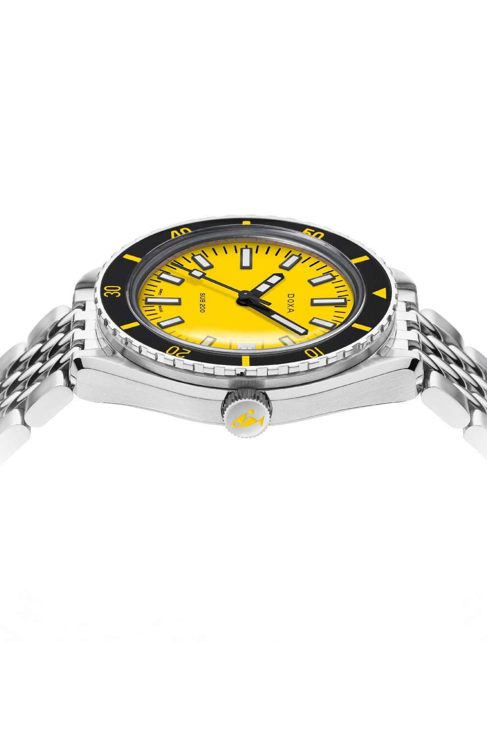 DOXA - Sub 200 Divingstar Yellow & Steel Bracelet 799.10.361.10