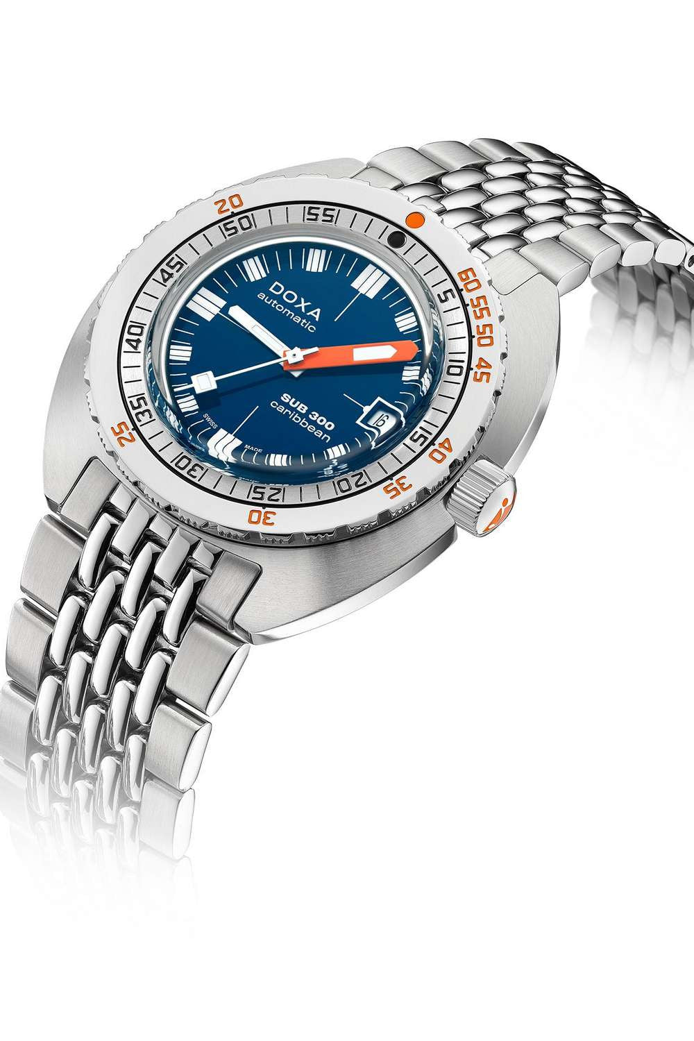 DOXA - Sub 300 Caribbean Navy & Steel Bracelet 821.10.201.10