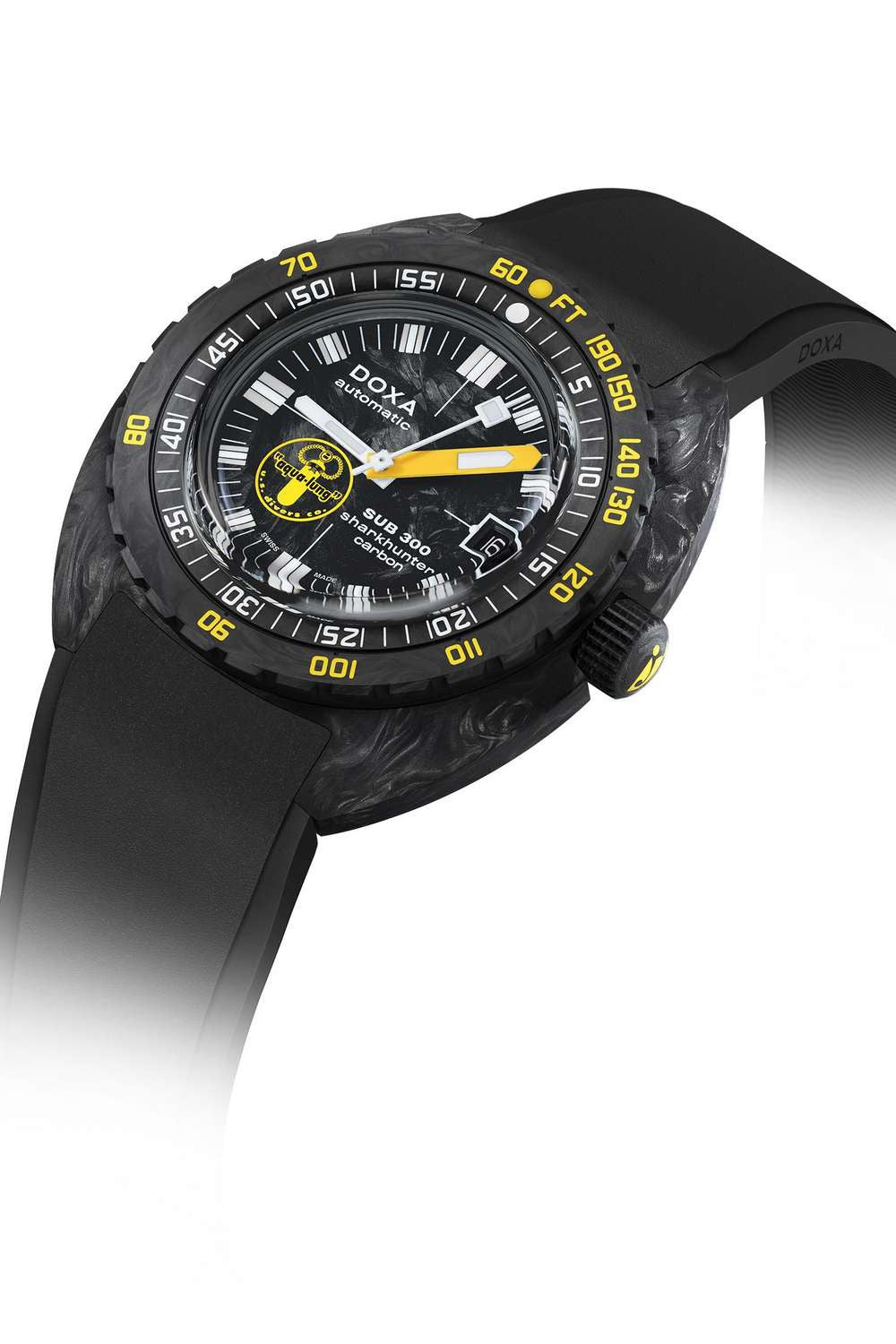 DOXA - SUB 300 Carbon Aqua Lung US Divers Sharkhunter 822.70.101AQL.20