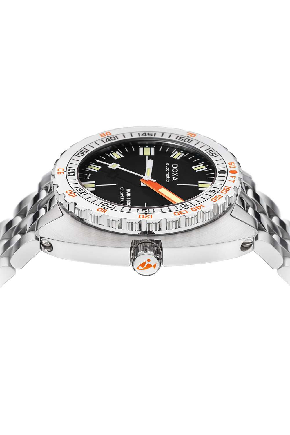 DOXA - Sub 1500T Sharkhunter Black & Steel Bracelet 881.10.101.10