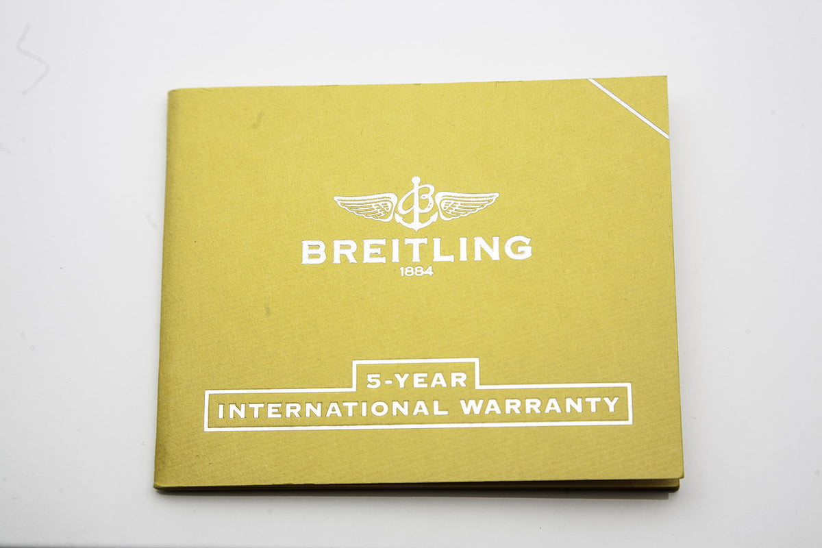 SOLD - PRE-OWNED Breitling Chronomat Evolution White & Leather A13356