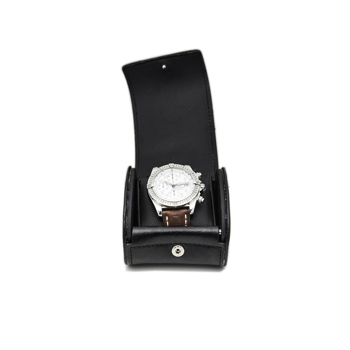 SOLD - PRE-OWNED Breitling Chronomat Evolution White & Leather A13356
