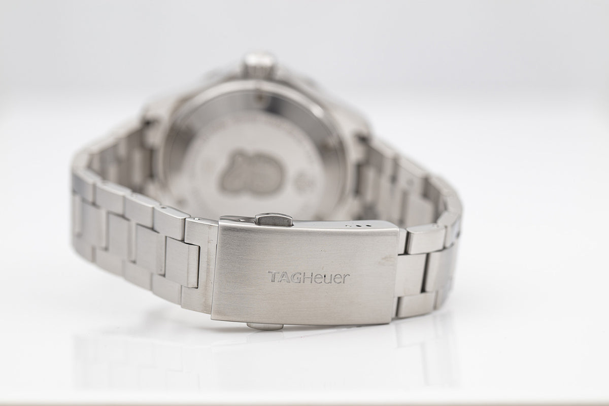 SÅLD - BEGAGNAD Tag Heuer Aquaracer Automatic 41mm Svart / Stål WAK2110.BA0830