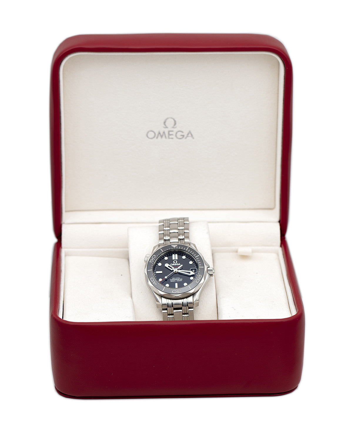PRE-OWNED Omega Seamaster Diver Automatic 36mm Black & Steel 212.30.36.20.01.002