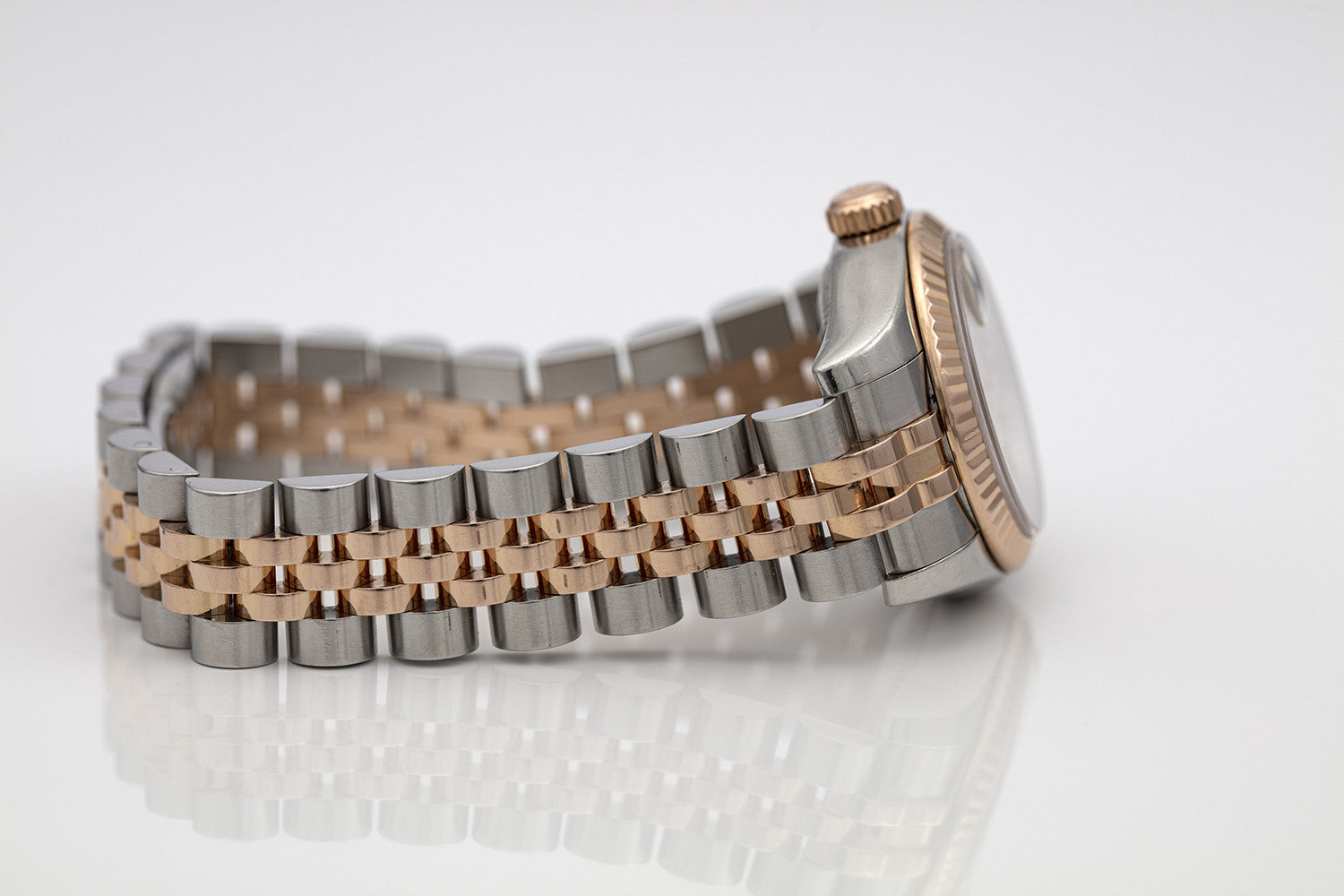 SÅLD - BEGAGNAD Rolex Lady Datejust 26 mm automatisk, roséguld & stål 179171