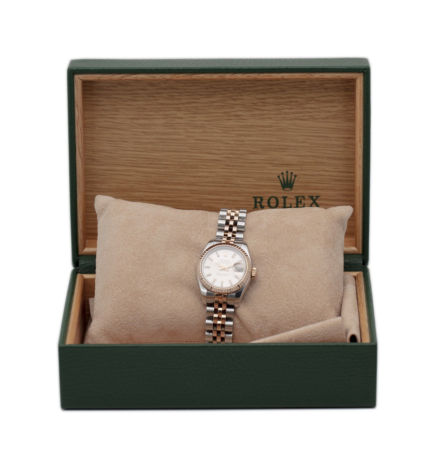 SÅLD - BEGAGNAD Rolex Lady Datejust 26 mm automatisk, roséguld & stål 179171