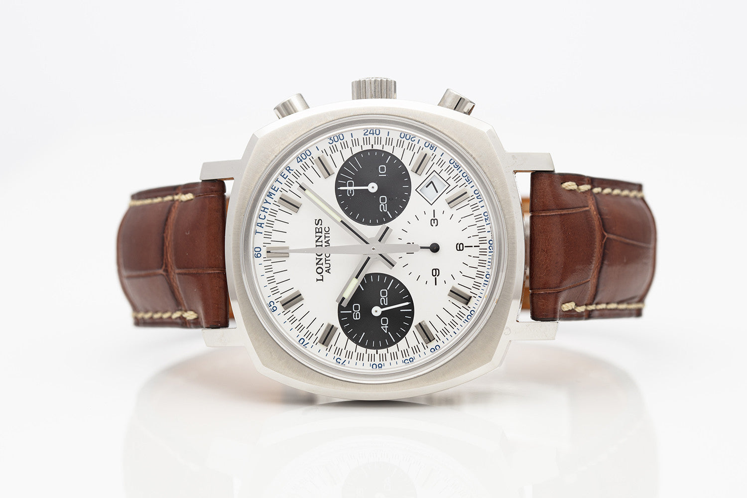 SÅLD - BEGAGNAD Longines Heritage 1973 Chronograph L27914720