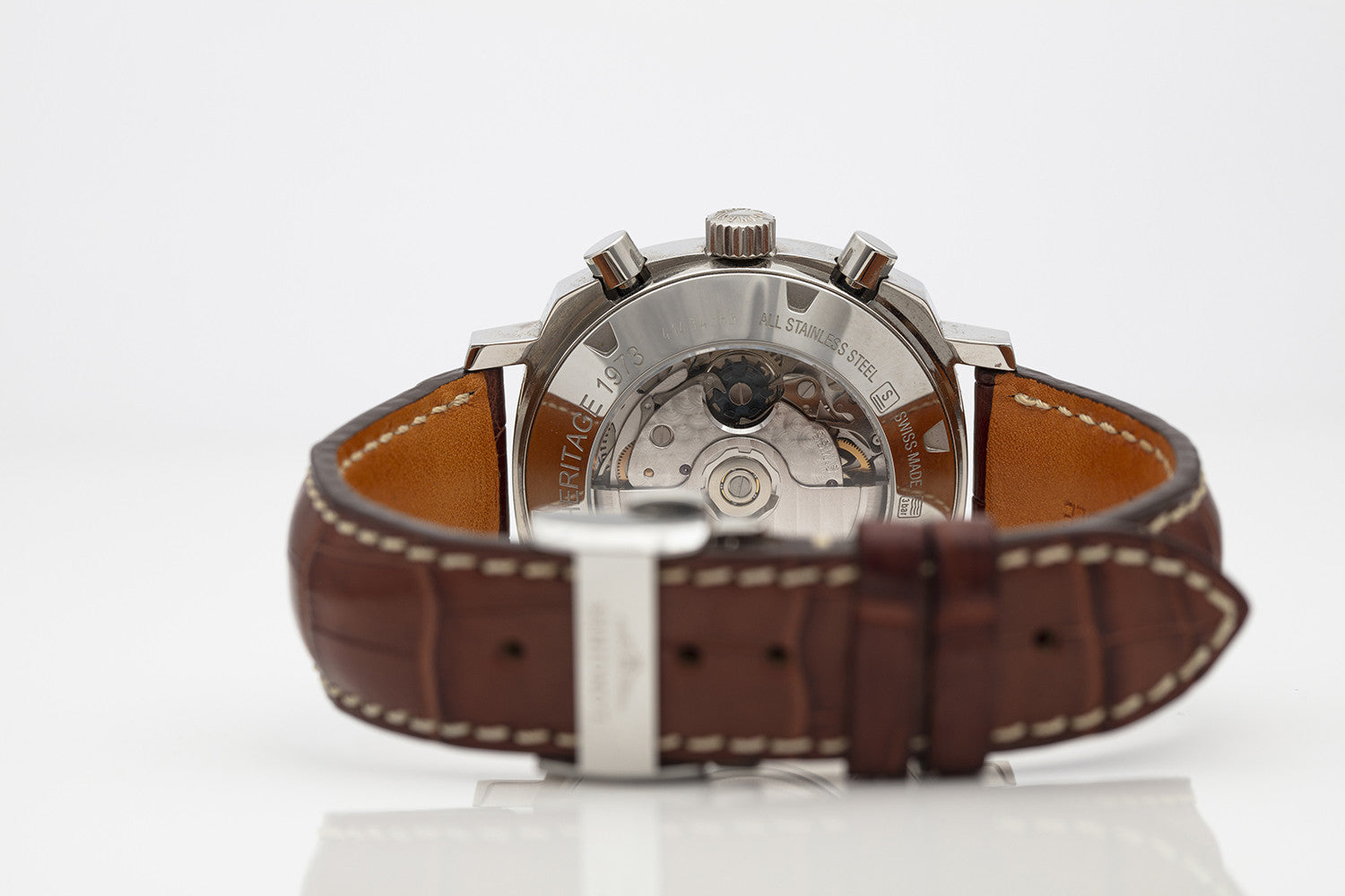SÅLD - BEGAGNAD Longines Heritage 1973 Chronograph L27914720