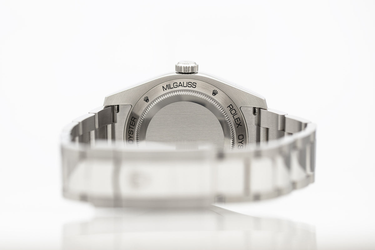 SOLD - PRE-OWNED Rolex Milgauss Green steel 116400GV