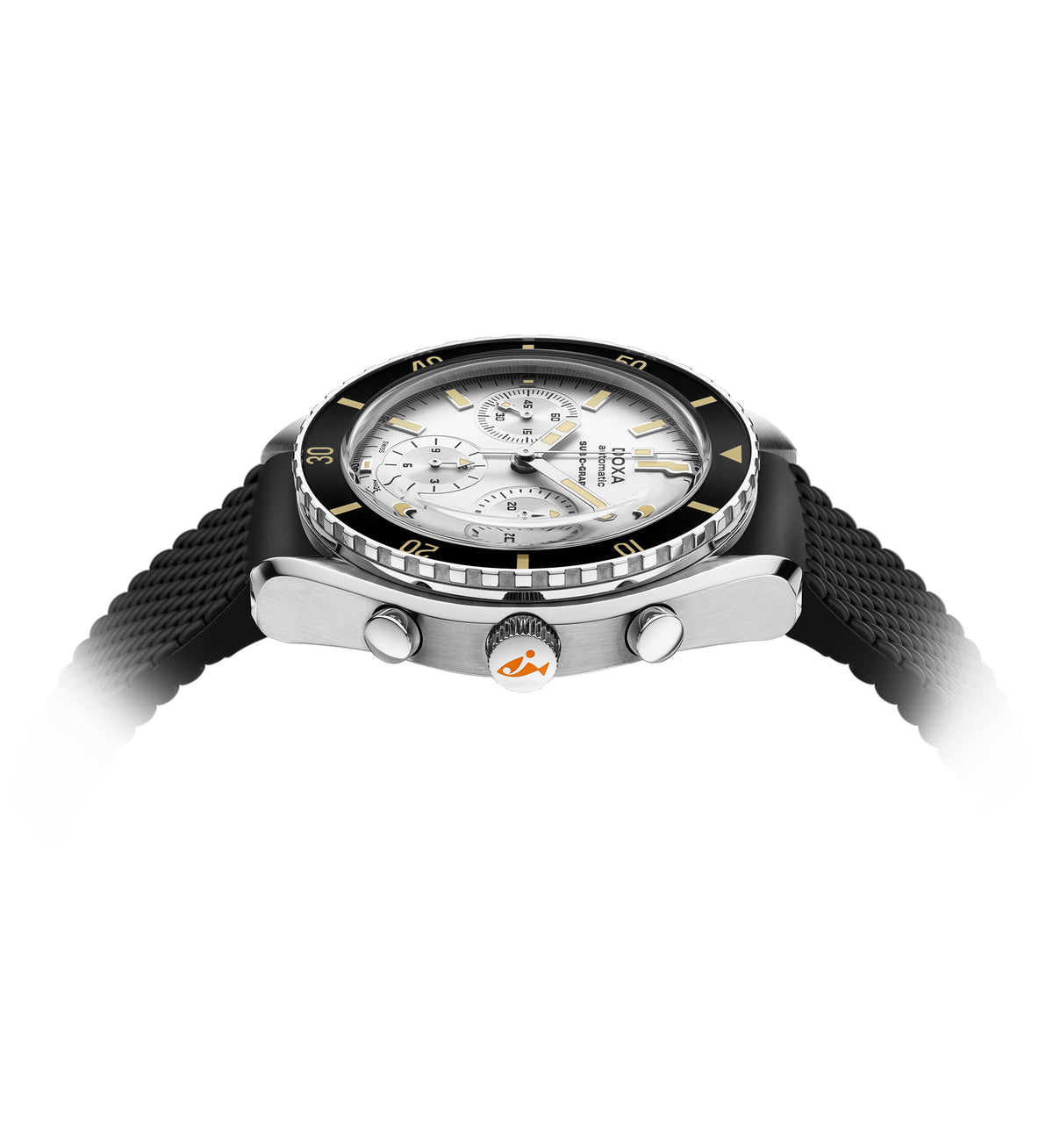 DOXA - Sub 200 C-Graph Searambler Silver & Rubber Strap 798.10.021.20