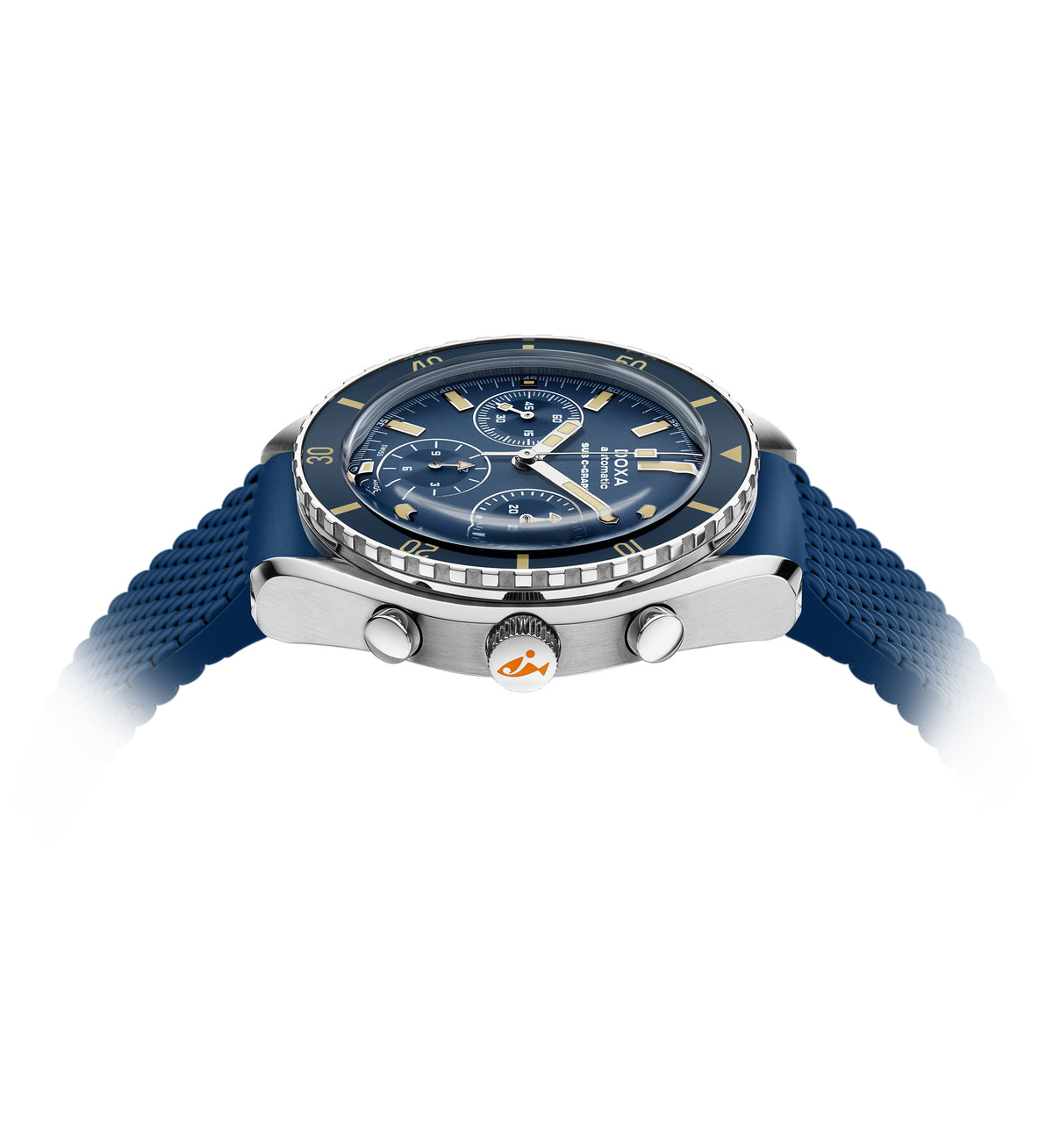 DOXA - Sub 200 C-Graph Caribbean Navy & gummiband 798.10.201.32