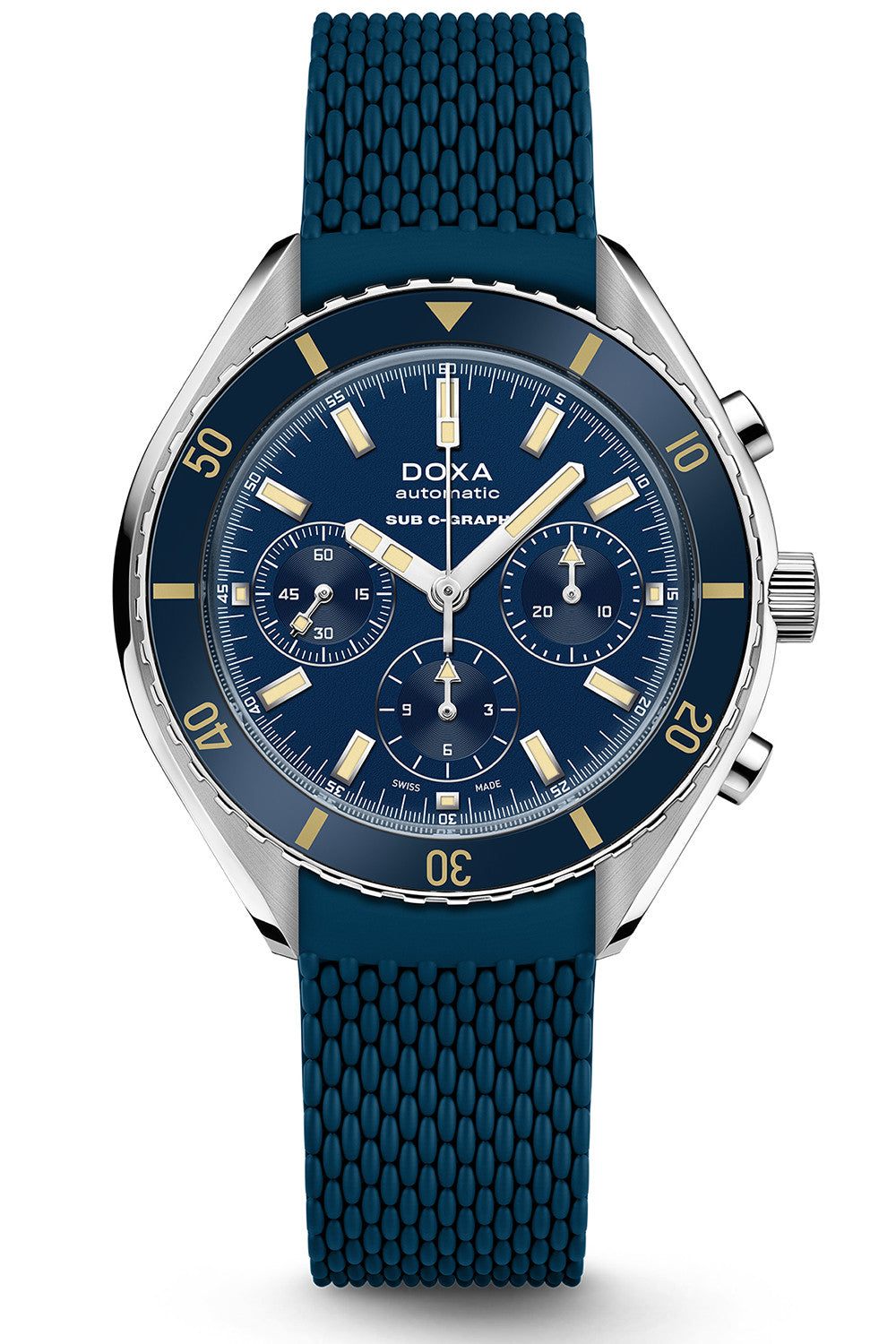 DOXA - Sub 200 C-Graph Caribbean Navy & gummiband 798.10.201.32