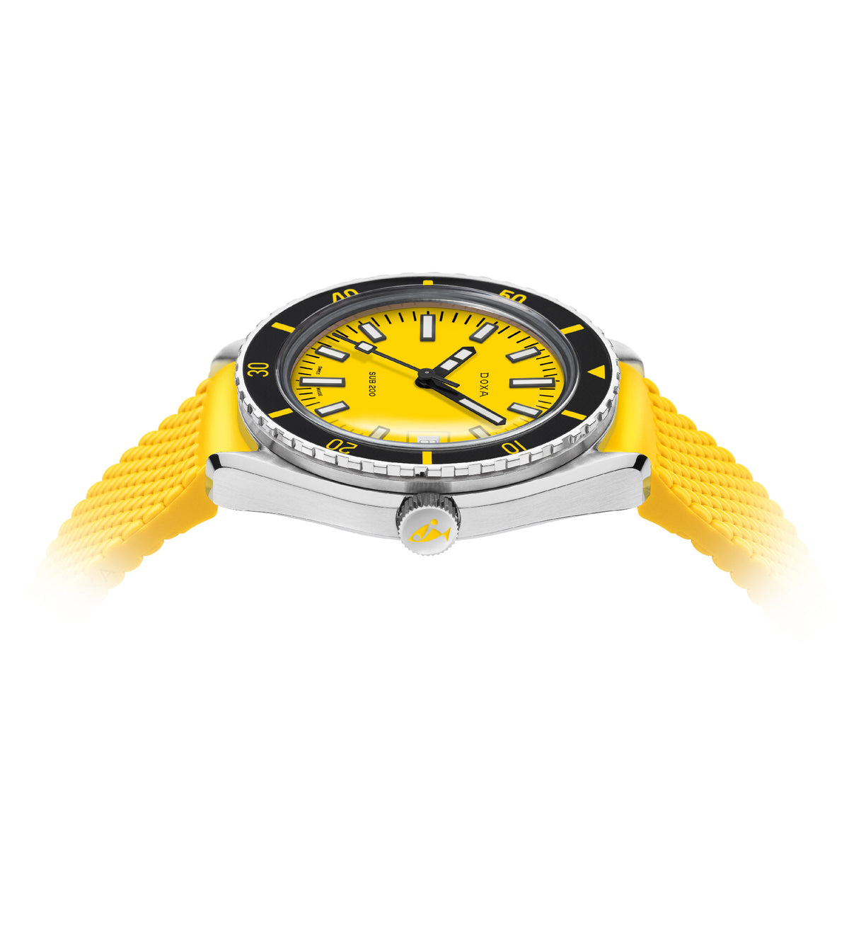 DOXA - Sub 200 Divingstar Yellow & Rubber Strap 799.10.361.31