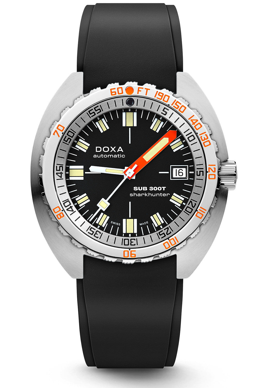 DOXA - SUB 300T Sharkhunter Black & Rubber Strap 840.10.101.20