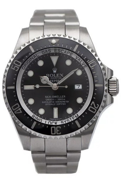 SÅLD - BEGAGNAD Rolex Sea-Dweller Deep Sea 44mm automatisk svart & stål 116660