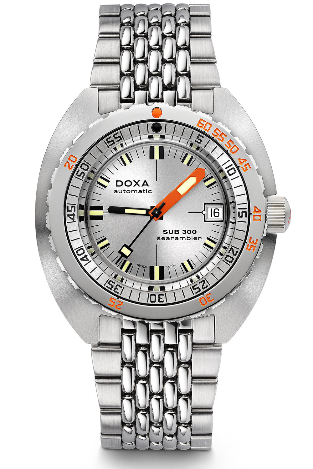 DOXA - Sub 300 Searambler Silver & Steel Bracelet 821.10.021.10