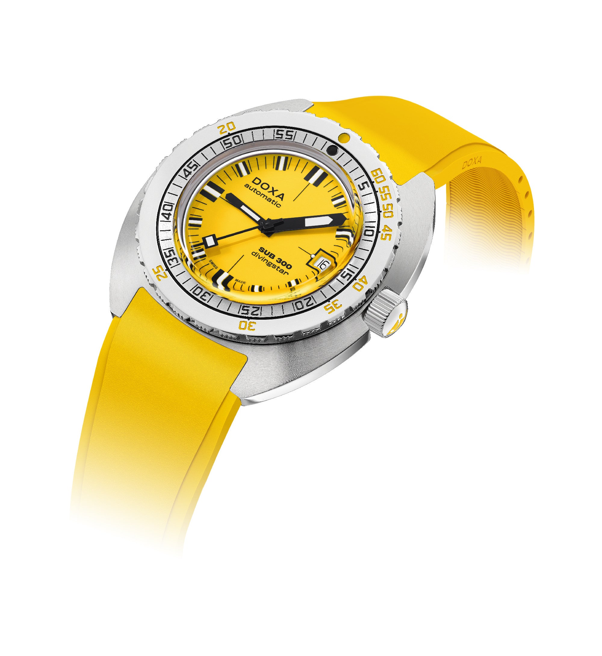 DOXA - Sub 300 Divingstar Yellow & Rubber Strap 821.10.361.31