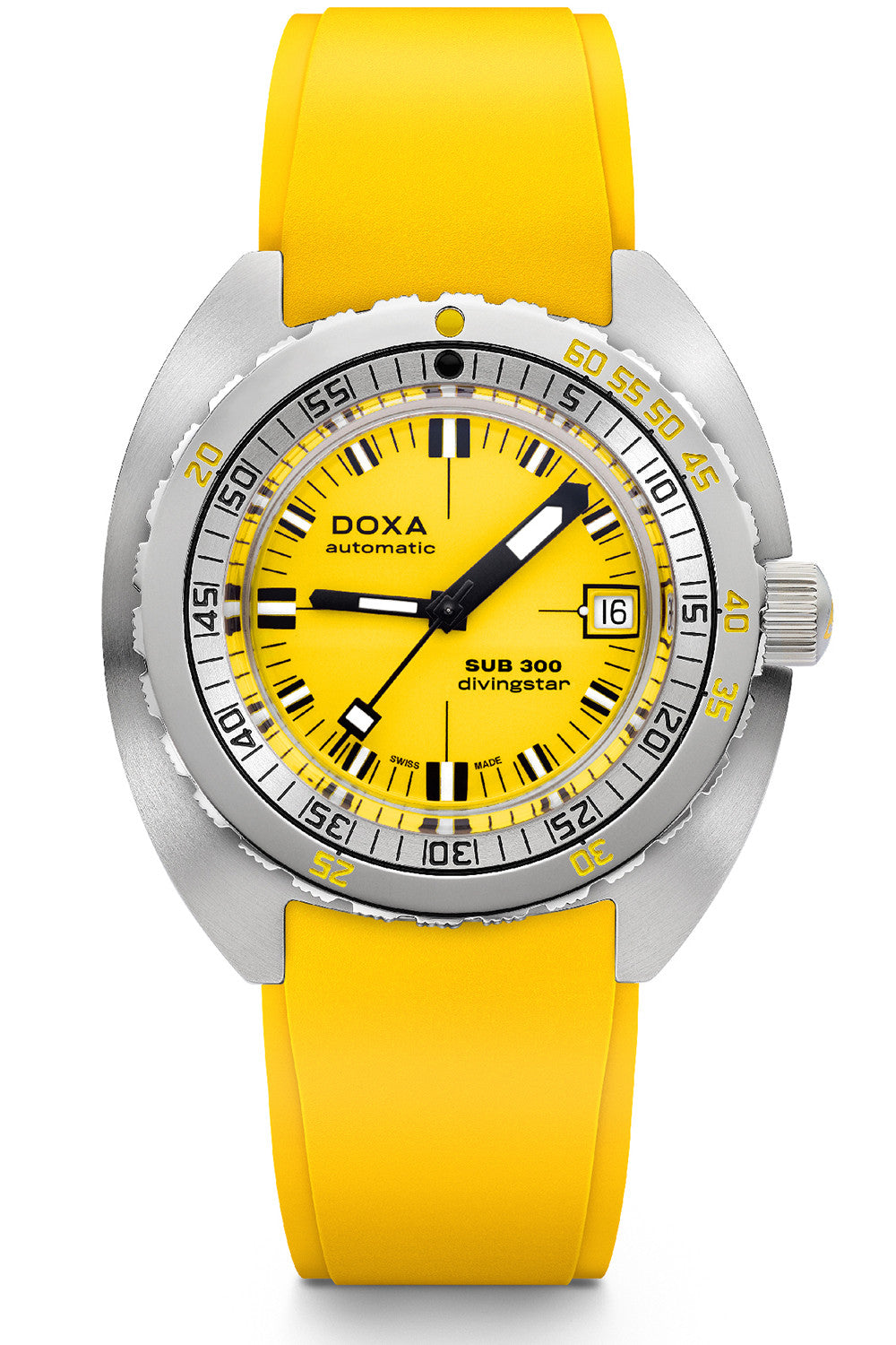 DOXA - Sub 300 Divingstar Yellow & Rubber Strap 821.10.361.31