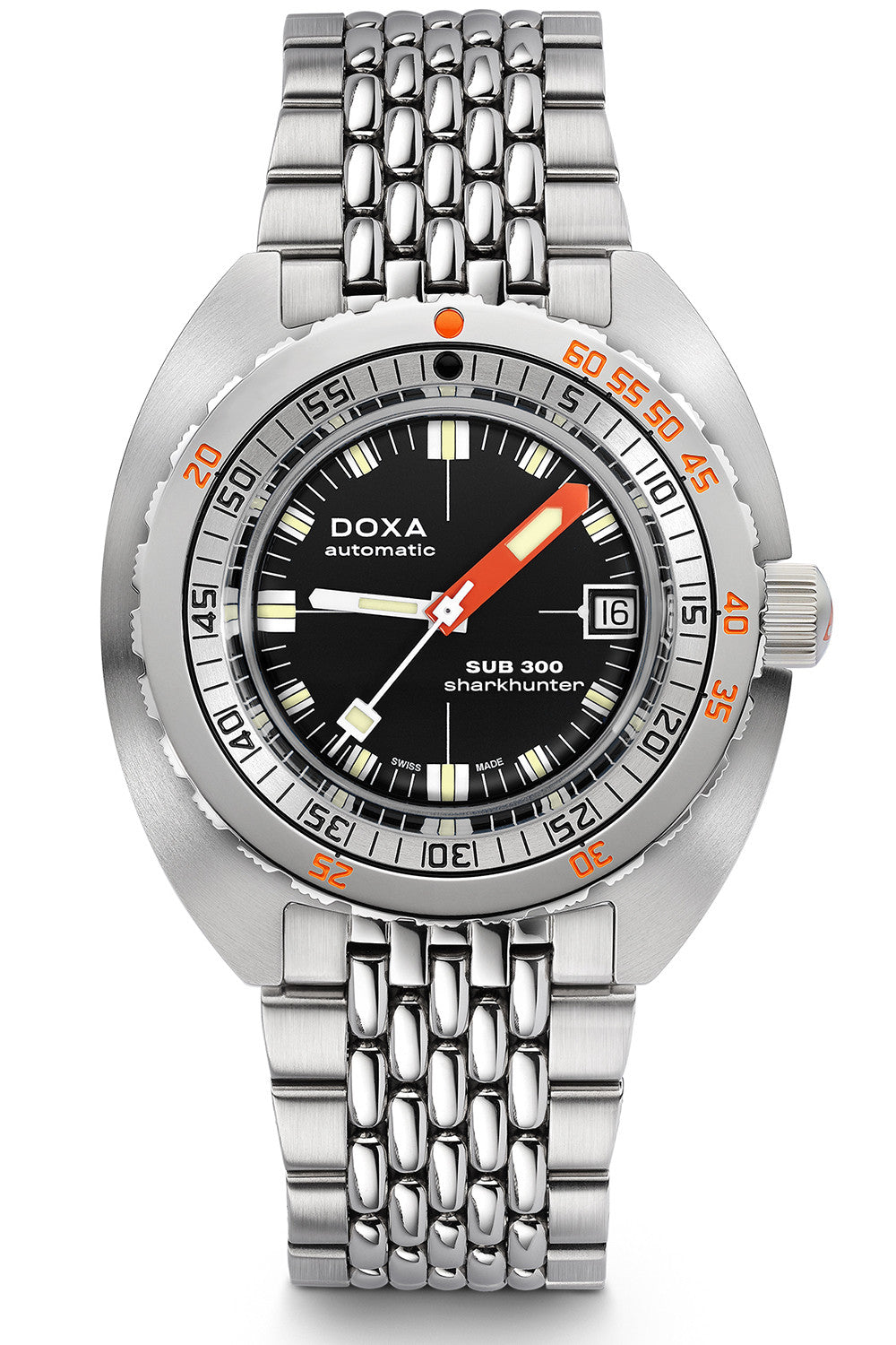 DOXA - Sub 300 Sharkhunter Black & Steel Bracelet 821.10.101.10