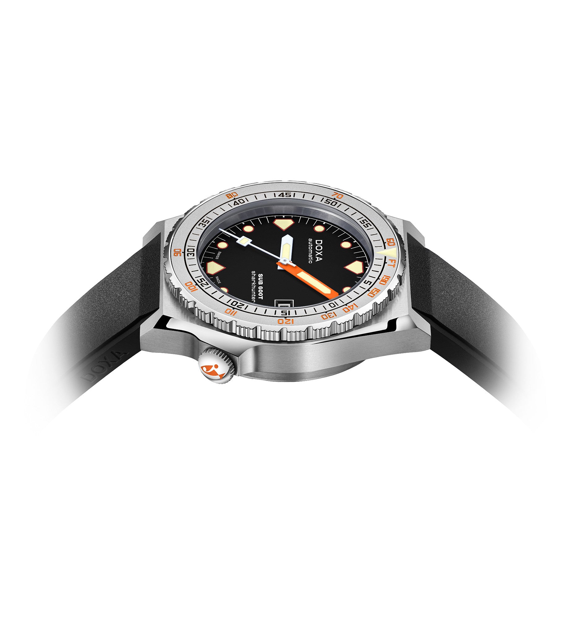 DOXA - Sub 600T Sharkhunter Black & Rubber Strap 862.10.101.20